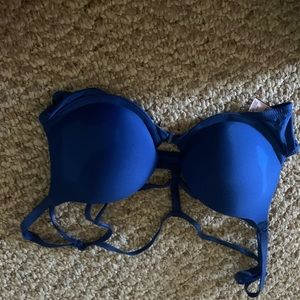 Blue bra